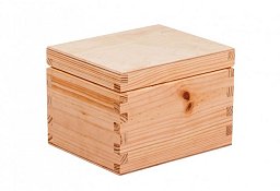 Obrázek pro produkt Dřevěný box 14,5x12x10,5 materiál borovice - bez povrchové úpravy