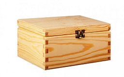 Obrázek pro produkt Dřevěný box 21,5x14x10 materiál borovice - bez povrchové úpravy