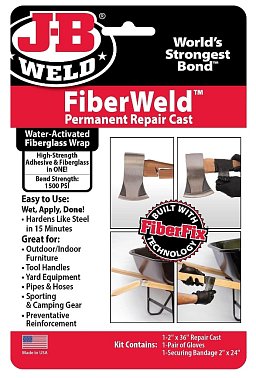 Obrázek pro produkt J-B WELD 38236 opravná fiber páska Permanent Repair Cast univerzální ( š5,1xd91cm )