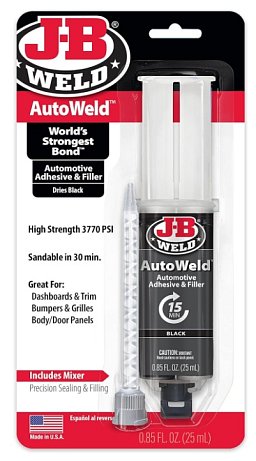 Obrázek pro produkt J-B WELD 50138 odolné automobilové epoxidové lepidlo AutoWeld ( 25ml ) + směšovač