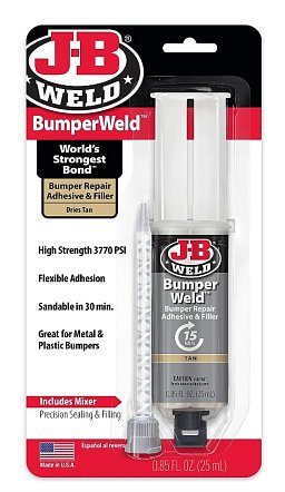 Obrázek pro produkt J-B WELD 50134 odolné nárazníkové epoxidové lepidlo BumperWeld ( 25ml ) + směšovač