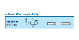 Obrázek pro produkt ACCUD 301-000-01 55° měřící hrot pro mikrometr (s nožovými měřícími plochami)
