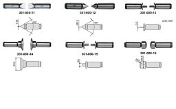 Obrázek pro produkt ACCUD 301-000-TS sada měřicích hrotů pro univerzální mikrometr