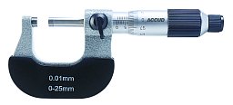 Obrázek pro produkt ACCUD 305-001-01 nemagnetický mikrometr 0-25mm (0.01mm)