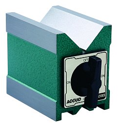 Obrázek pro produkt ACCUD 634-067-01  V-BLOCK - prizmatická podložka magnetická 80x70x95mm ( 1ks )