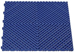 Obrázek pro produkt Plastová podlahová dlaždice - rohož 40x40cm ( DARK BLUE )