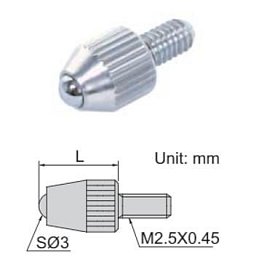 Obrázek pro produkt INSIZE 6282-0101 měřící dotek pro úchylkoměry kuličkový L=7,3mm