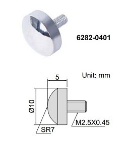 Obrázek pro produkt INSIZE 6282-0401 měřící dotek pro úchylkoměry kulový