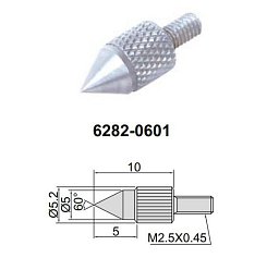 Obrázek pro produkt INSIZE 6282-0601 měřící dotek pro úchylkoměry kuželový