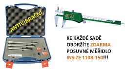 Obrázek pro produkt SET-E/SDUCR - Sada vnitřních antivibračních držáků + DIGI posuvka 150mm ZDARMA