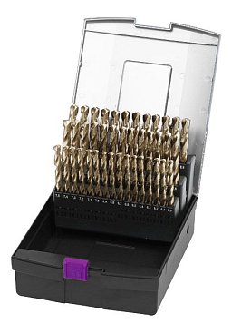 Obrázek pro produkt Vrtáky HSS-Co, sada 41 ks, 6 – 10 mm