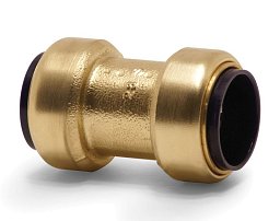 Obrázek pro produkt Posuvná spojka (mosaz), trubka 28 mm
