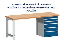 Obrázek pro produkt Systémové pracoviště - Stůl a set přípravků pro měření