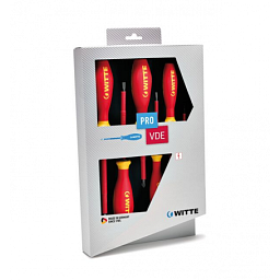 Obrázek pro produkt WITTE sada šroubováků PRO LINE VDE sada 6-dílná PH - (670022)