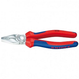 Obrázek pro produkt KNIPEX 0305140 kombinované kleště 140mm ( rukojeti s dvousložkovým návlekem + chrom )