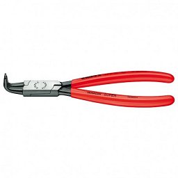 Obrázek pro produkt KNIPEX 4421J01 kleště na pojistné kroužky, pro otvory 19-60 mm, zahnuté 90° ( rukojeti potažené plastem )