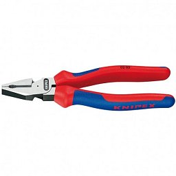 Obrázek pro produkt KNIPEX 0202200 silové kombinované kleště 200mm ( rukojeti s dvousložkovým návlekem )