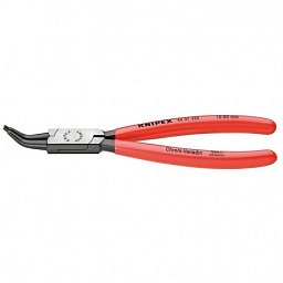Obrázek pro produkt KNIPEX 4431J22 kleště na pojistné kroužky pro otvory 19-60 mm, zahnuté hroty 45° ( rukojeti potažené plastem )