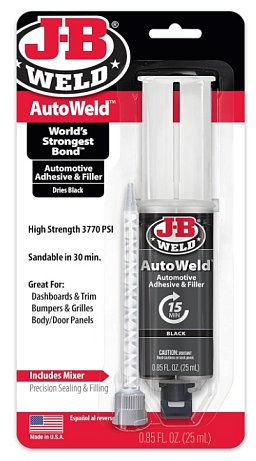 Obrázek pro produkt J-B WELD 50138 odolné automobilové epoxidové lepidlo AutoWeld ( 25ml ) + směšovač