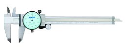 Obrázek pro produkt ACCUD 101-006-21I analogové posuvné měřítko s číselníkovým úchylkoměrem v palcích 6" ( .001" )