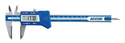 Obrázek pro produkt ACCUD 116-006-11 digitální posuvné měřítko 150mm/6" s tvrdokovovými čelistmi ( 0.01mm/0.0005" )