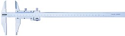 Obrázek pro produkt ACCUD 122-020-51 analogové posuvné měřítko 500mm/20" ( délka měřících ramen 100mm ) s vnějšími horními rameny ( 0.05mm/1/128" )