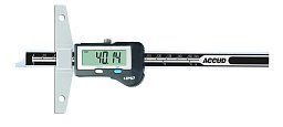 Obrázek pro produkt ACCUD 197-012-21 IP67 voděodolný digitální hloubkoměr 300mm/12", s otvory ( 0.01mm/0.0005" )