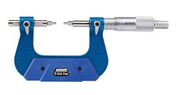 Obrázek pro produkt ACCUD 345-004-01 mikrometr 75-100mm pro měření ozubených kol, bez měřicích doteků (0.01mm)
