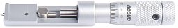 Obrázek pro produkt ACCUD 348-001-01 třmenový mikrometr na měření švů ocelových konzerv 0-13mm (0.01mm)