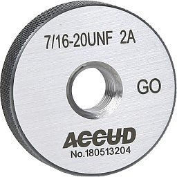Obrázek pro produkt ACCUD 537-11216-UN AMERICAN STANDARD závitový kalibr - kroužek ( dobrý ) 2A, ANSI B1.2 / 1.1/2-16UN /