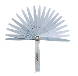Obrázek pro produkt ACCUD 912-100-20 ventilové měrky, délka 100mm ( 0.05-1.00mm ) 20ks