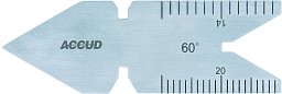 Obrázek pro produkt ACCUD 926-060-01 závitové měrky, metrické 60°