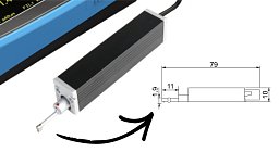 Obrázek pro produkt ACCUD SR400-04 doplňková sonda k SR400 pro malé otvory
