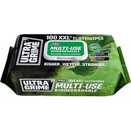 Obrázek pro produkt Profi čisticí ubrousky ULTRAGRIME BIO-MULTIUSE 100ks XXL