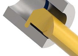 Obrázek pro produkt AKCE - APG05.100.203.R050 nůž MINI zapichovací šíře 1,0mm s rádiusem R0,5, D.min. 5,2mm