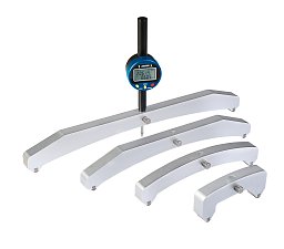 Obrázek pro produkt AACUD 406-025-11 poloměrová měrka ( s digitálním úchylkoměrem ), 100-625mm