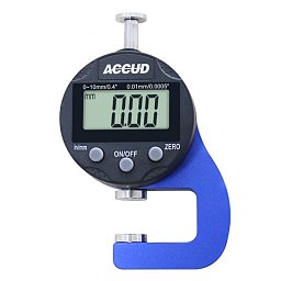 Obrázek pro produkt ACCUD 469-020-11 digitální tloušťkoměr, 0-20mm/0-1", typ A
