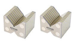 Obrázek pro produkt ACCUD 629-002-01 v-block s indukčním magnetem - set, 52x58x46mm