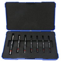 Obrázek pro produkt ACCUD 542-312-01S7 sada oboustranných závitových kalibrů / trnů pro vnitřní závity M3-M12 ( 7ks )