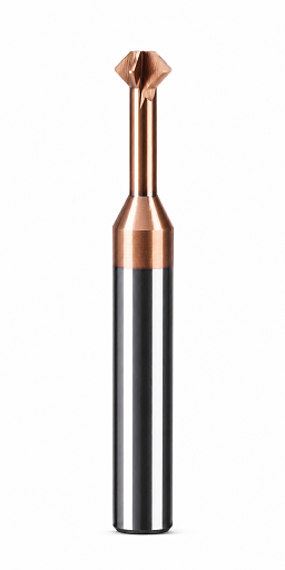Obrázek pro produkt Tvrdokovová fréza pro srážení hran 90° oboustranná 8mm / L60mm / d8x4mm