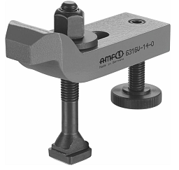 Obrázek pro produkt Upínací rameno s klikou, s nastavitelným opěrným šroubem, kompletní, 370720, AMF 71274 - 10mm