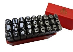 Obrázek pro produkt Raznice do kovů - Abeceda sada (6mm)