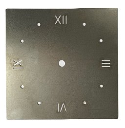 Obrázek pro produkt MetalCraft MC1404 moderní čtvercová deska hodin (malá)