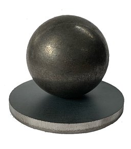 Obrázek pro produkt MetalCraft MCWR402 ozdobná koncovka - koule na kulaté základně (střední)
