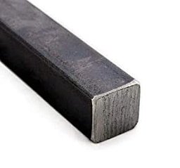 Obrázek pro produkt MetalCraft sada 15ti ks čtyřhranných tyčí 1000x16x16 mm (tmavá ocel válcovaná za tepla)