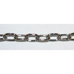 Obrázek pro produkt MetalCraft MC1296 Silný malý oválný řetěz 1,8 mm (nesvařený s 8 kg zátěží)