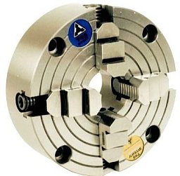 Obrázek pro produkt Lícní deska s nezávisle přestavitelnými čelistmi LUD - s tvrdými reverzními čelistmi LC 243807 125-M2, 124020