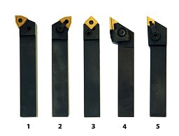 Obrázek pro produkt Soustružnické nože HM 20 mm, sada - 5 ks